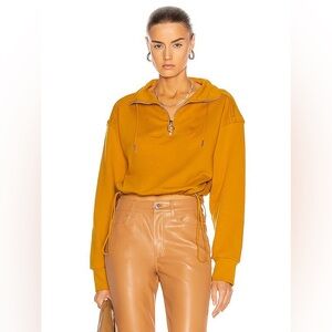 Jonathan Simkhai Zella Sweatshirt in Ochre
